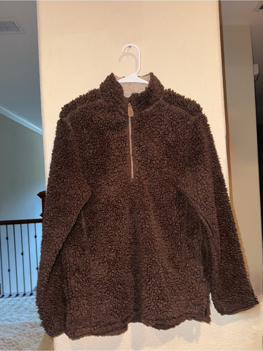 Girlie Girl Originals Plush Sherpa Quarter-Zip Pullover